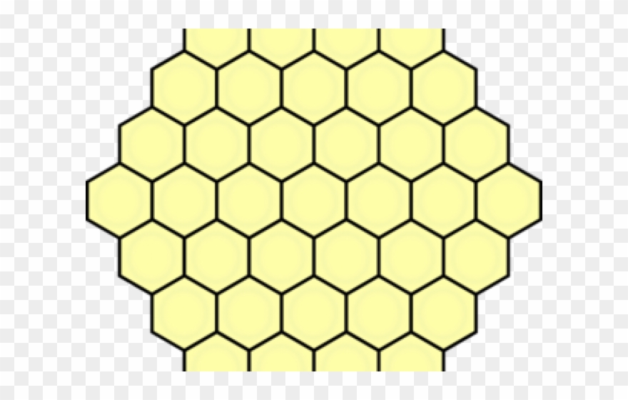 Honeycomb Clipart Sarang - Honeycomb Pattern Vector - Png Download