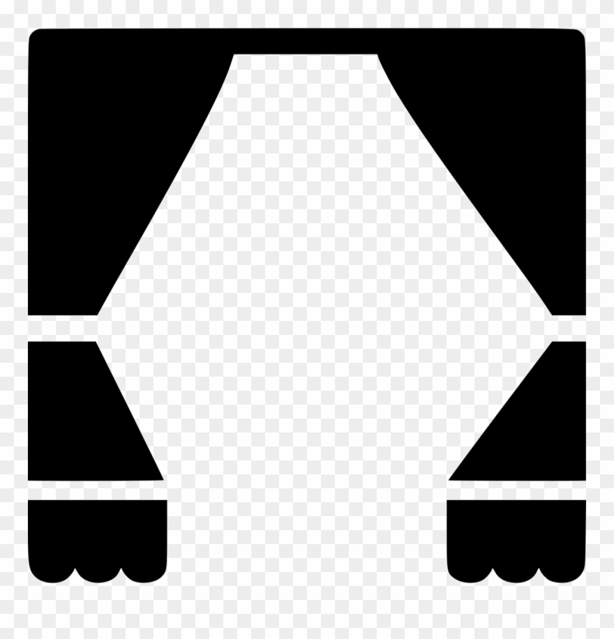 Curtain Clipart Svg - Curtain Icon - Png Download