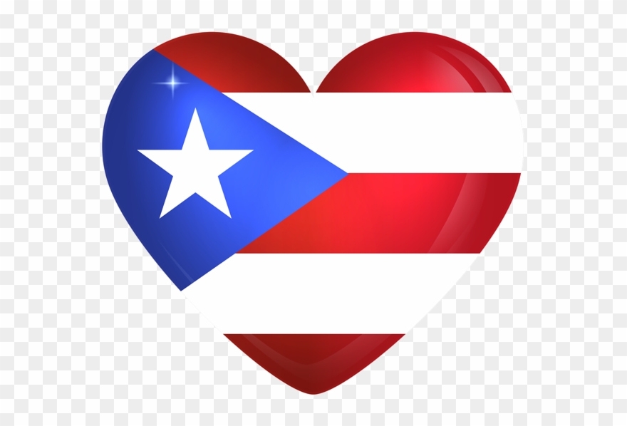 Help Those In Puerto Rico Who Need Our Help - Cuba Flag Heart Clipart