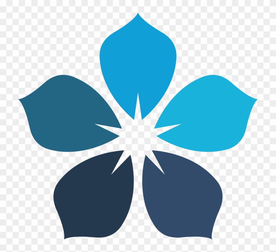 Screen And Game Recording And Live Streaming Software - Blue Flower Logo Png Clipart