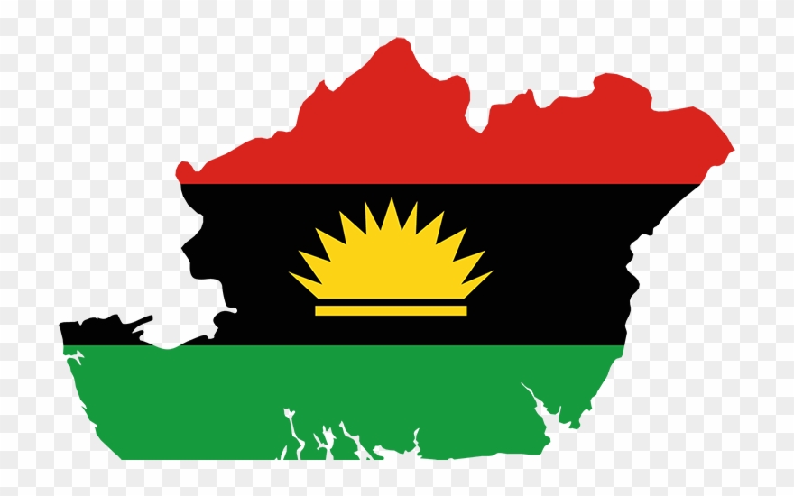 When The Sun Refuses To Shine - Biafra Map Clipart