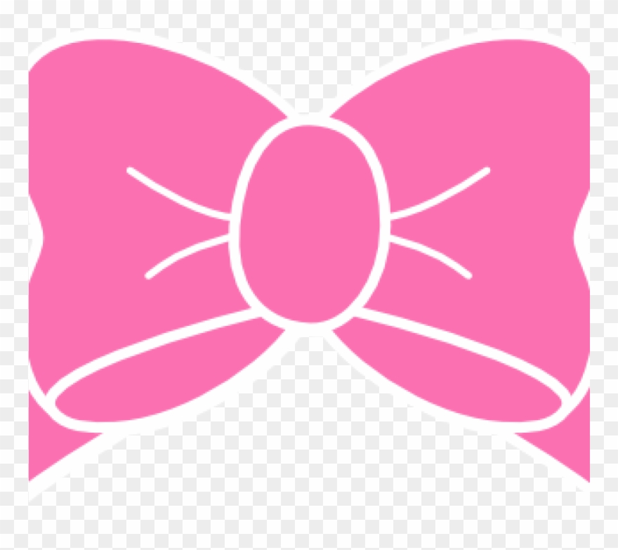 Pink Bow Clipart Hot Pink Bow Clip Art At Clker Vector - Bow Svg File - Png Download