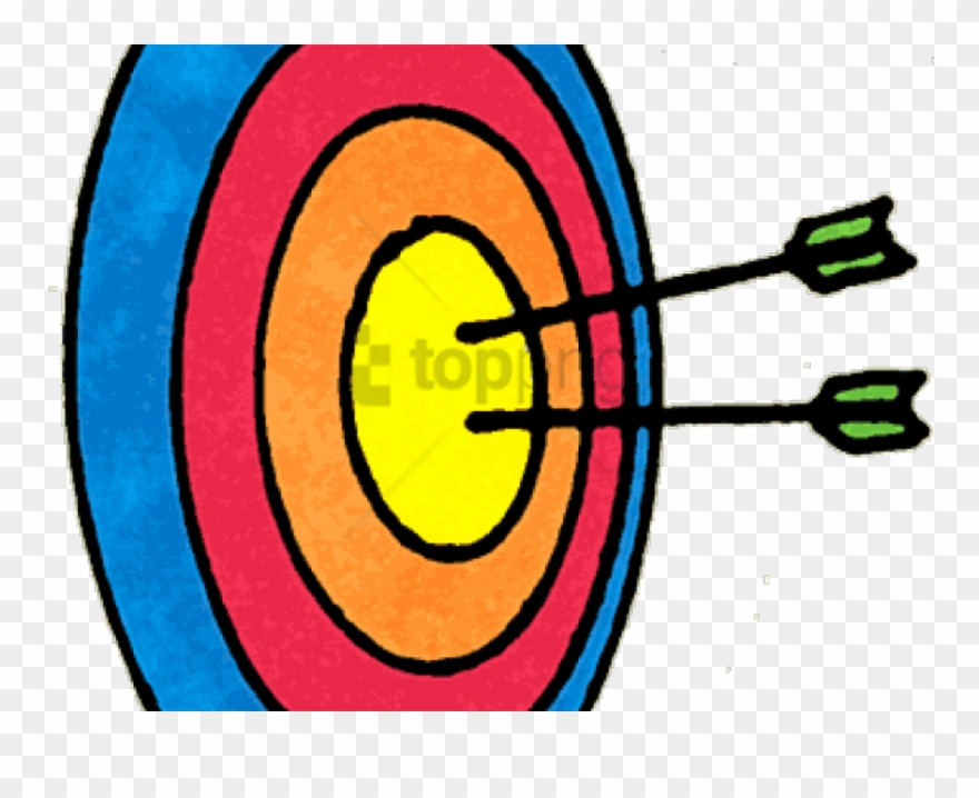 Archery Clipart Bulls Eye - Clip Art - Png Download
