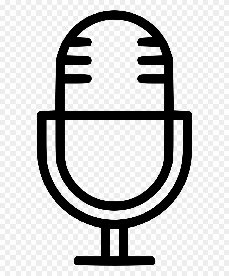 Clip Recorder Audio Vector Royalty Free Download - Microfone Mudo Png Transparent Png