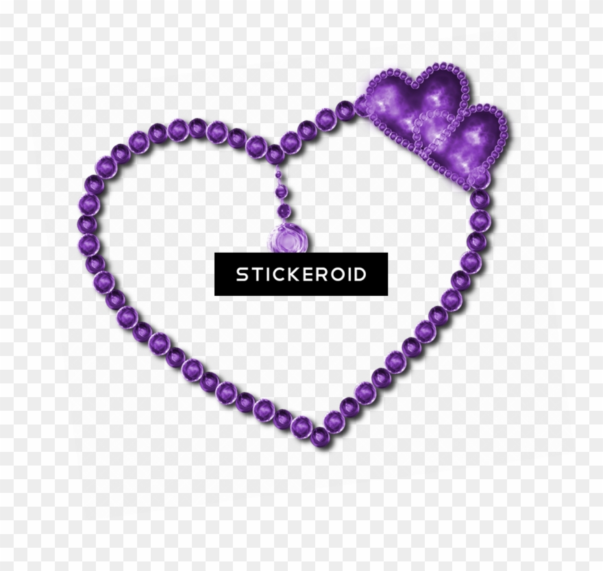 Purple Art - Heart Clipart