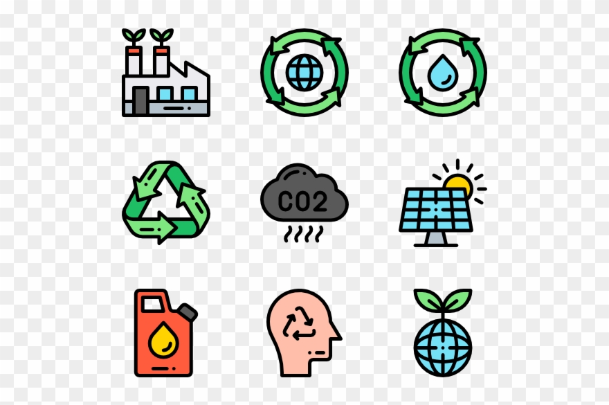 Recycling - Icons Stock Clipart