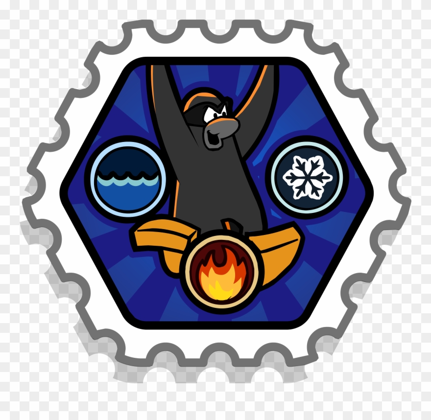 Team Revival Stamp - Club Penguin Puffle Plus Stamp Clipart