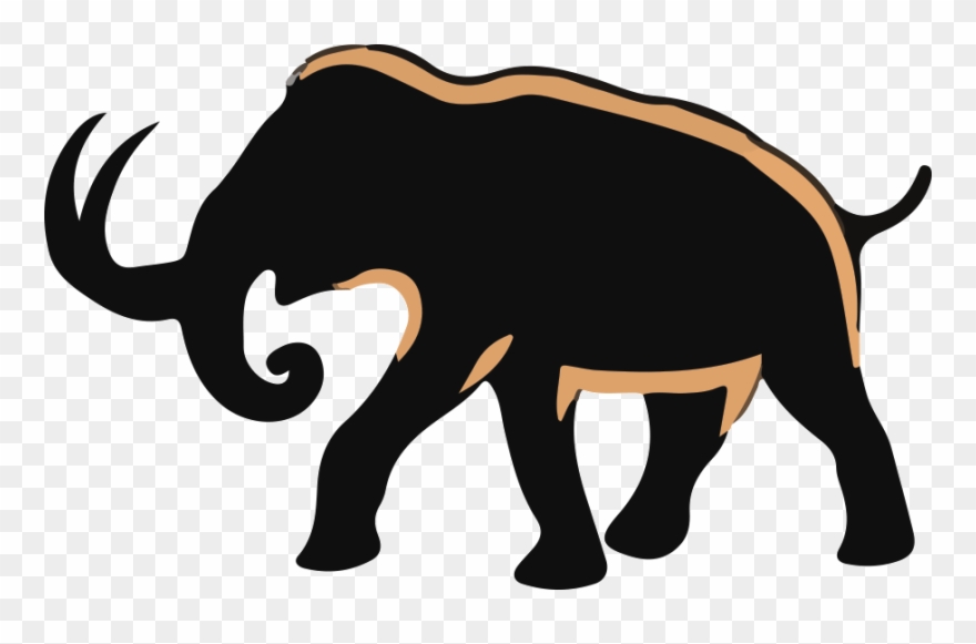 Progress To Date - Mammoth Silhouette Clipart