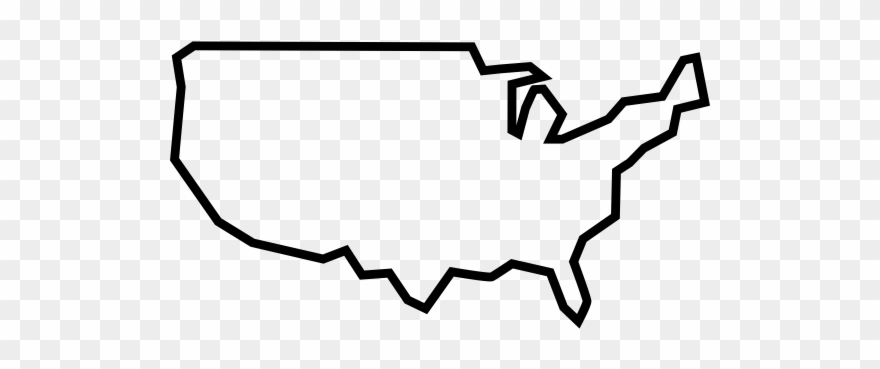 United States Rubber Stamp - Line Art Clipart