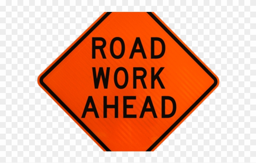 Graphic Black And White Stock Free On Dumielauxepices - Road Work Ahead Vine Sign Clipart