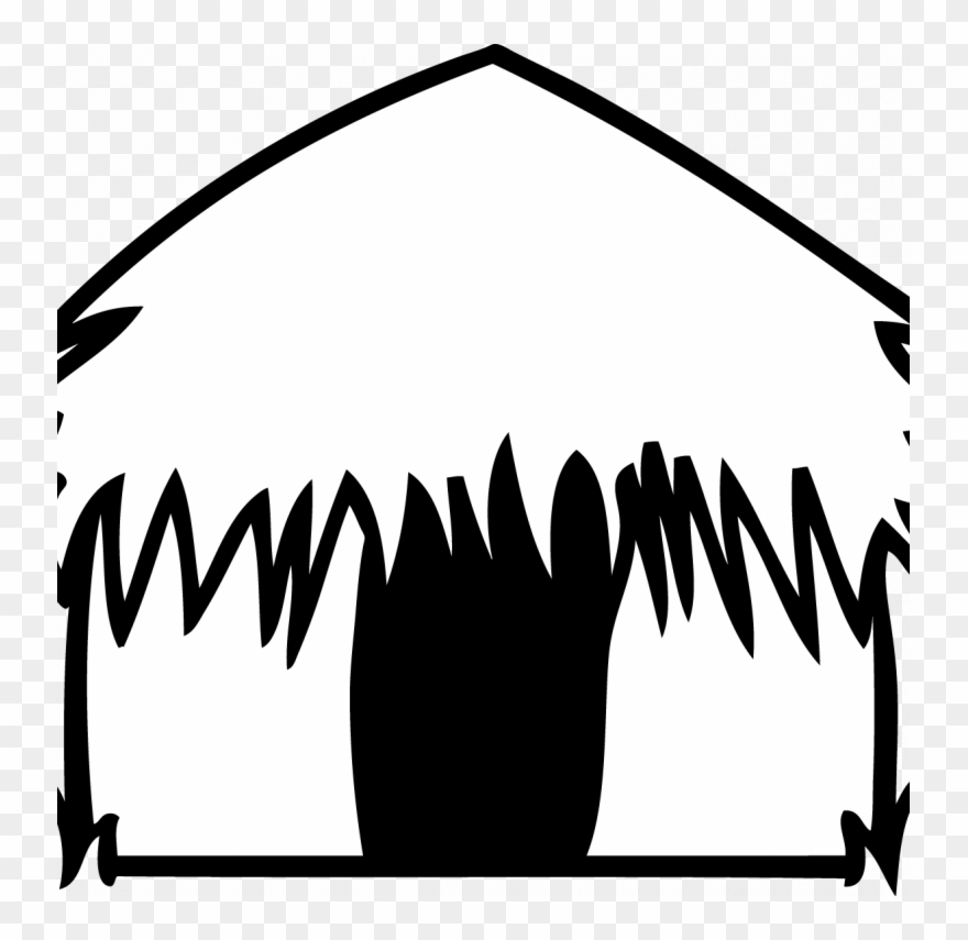 Small Size - Hut Drawing Clipart