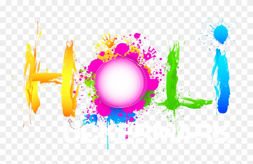 Holi Png Picture - Happy Holi Png Text Clipart