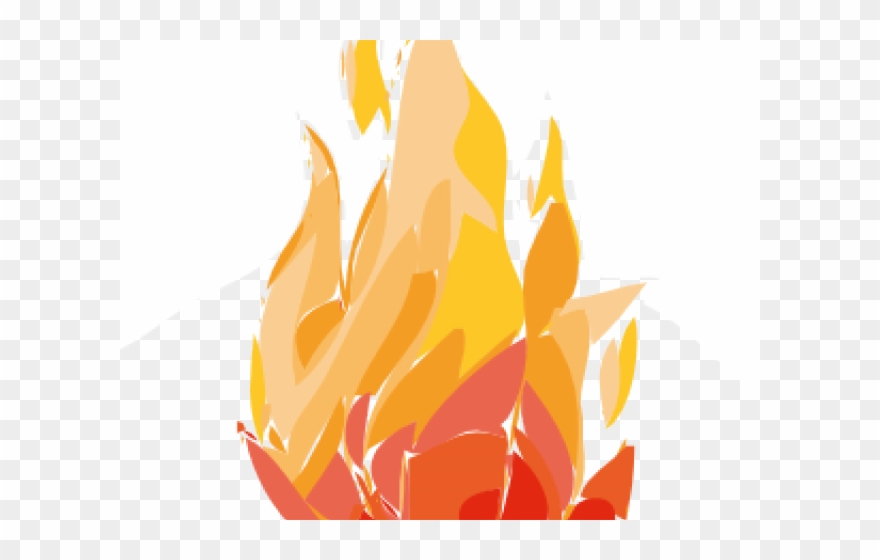 Fire Flames Clipart Vector - Cartoon Fire Flames - Png Download