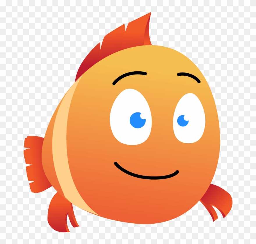 Happy Chubby Fish Character Animator Puppet - Fish Character Clipart