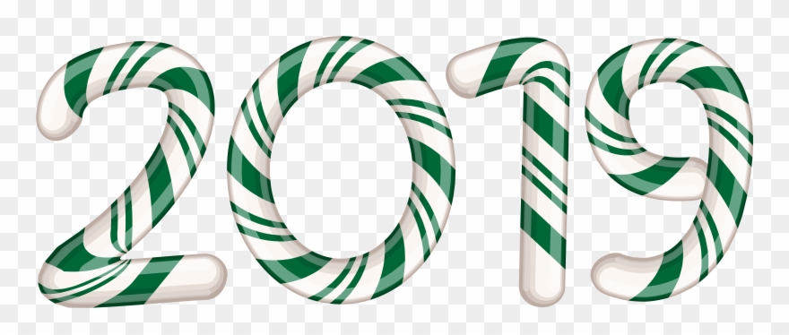 2018 In Candy Canes Clipart