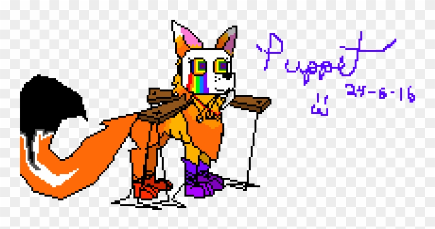Puppet Pixel Art - Cartoon Clipart