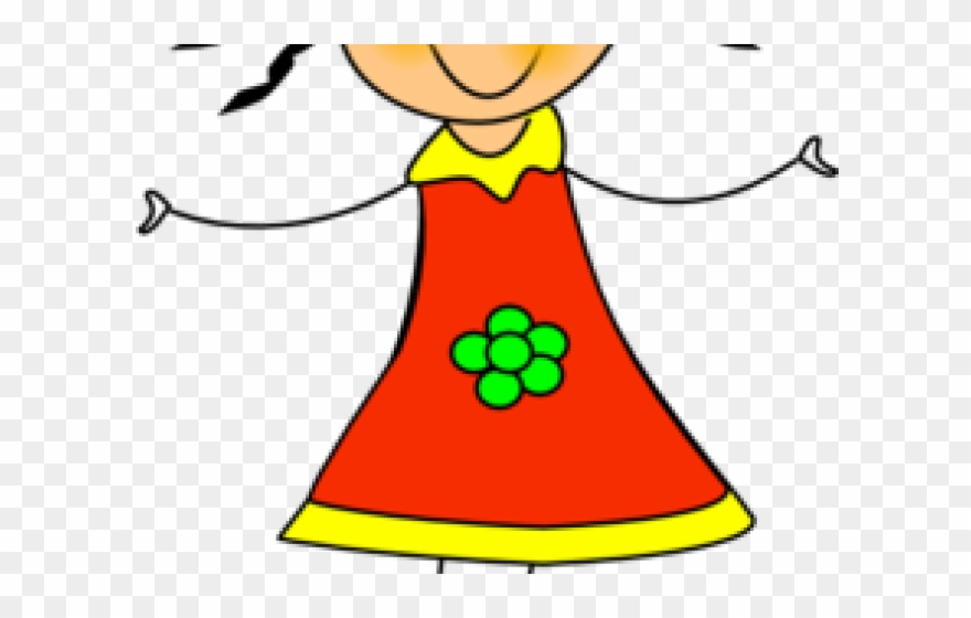 Happy Girl Clipart - Doll Clip Art - Png Download