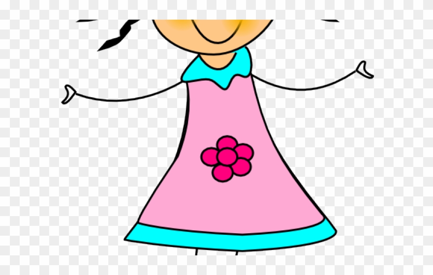 Happy Girl Clipart - Clip Art - Png Download