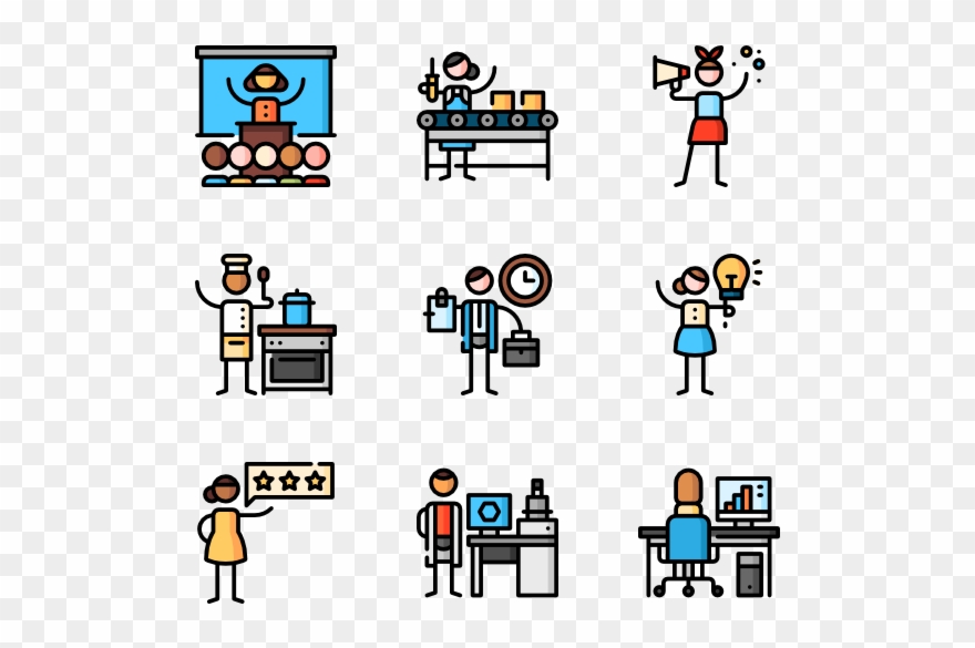 Professions And New Business - Crowdfunding Clipart