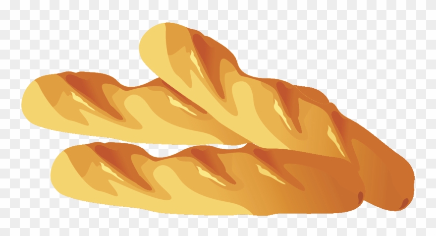 Baguette - Cartoon Baguette Clipart
