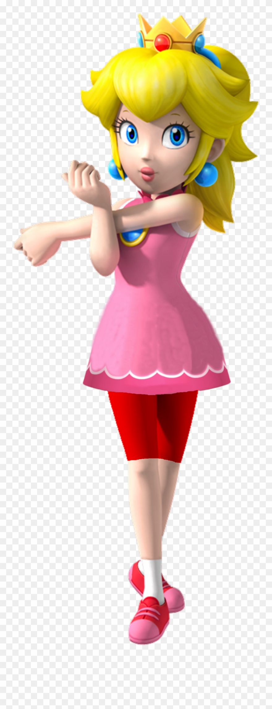 Princess Peach Clipart Shorts - Princess Peach Character Sports - Png Download