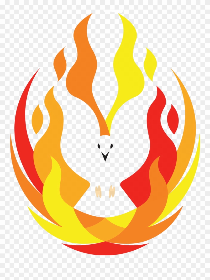 Holy Spirit Trinity Clip Art Easter - Catholic Symbol Of Pentecost - Png Download