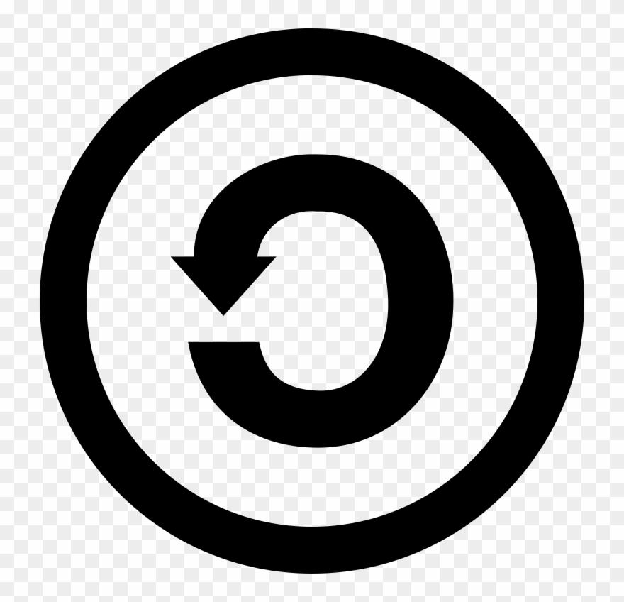 File - Cc-sa - Svg - All Rights Reserved Symbol Png Clipart