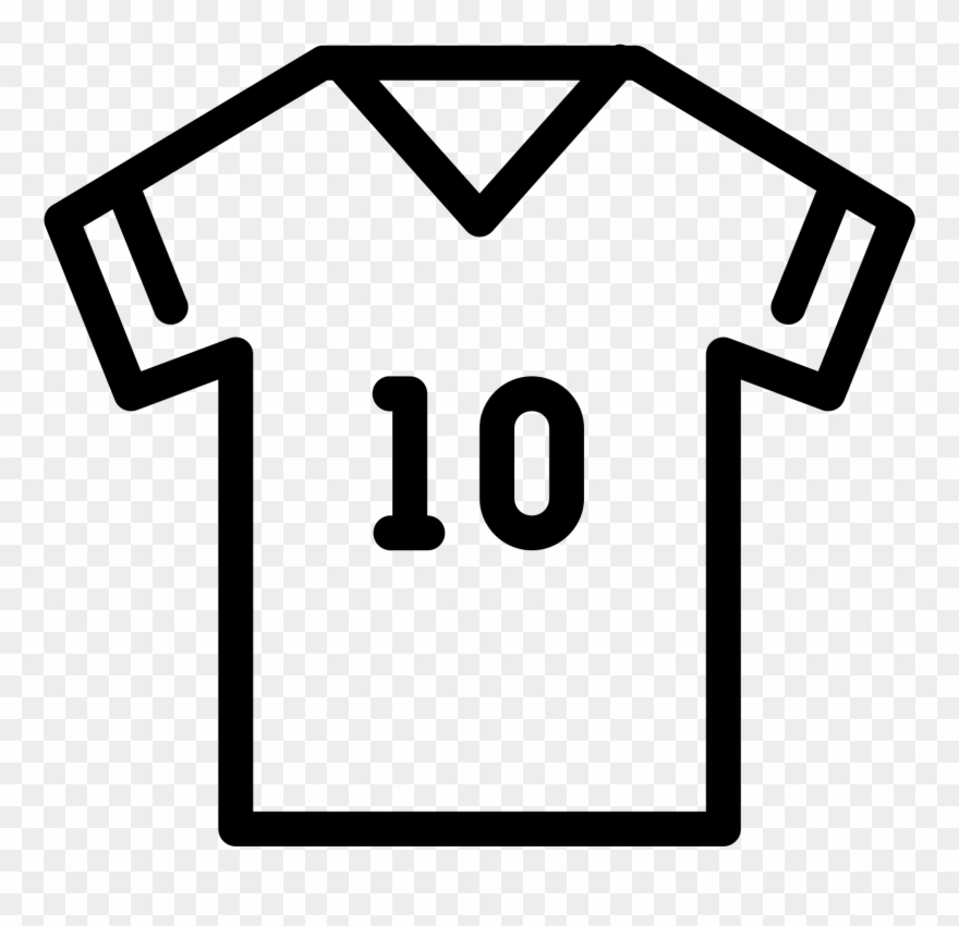 Jersey Icon Free Download And Vector Png Black Athletic - Jersey Icon Clipart