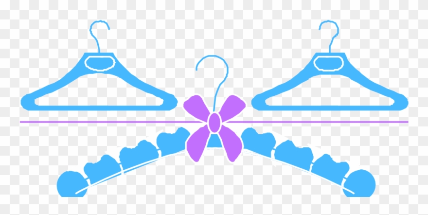 Clothes Hangers - Baby Hanger Clipart - Png Download