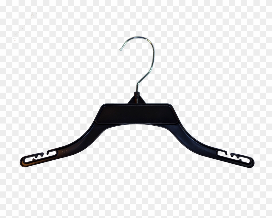 Black And White Stock Hangers Our Strap Top - Clothes Hanger Clipart
