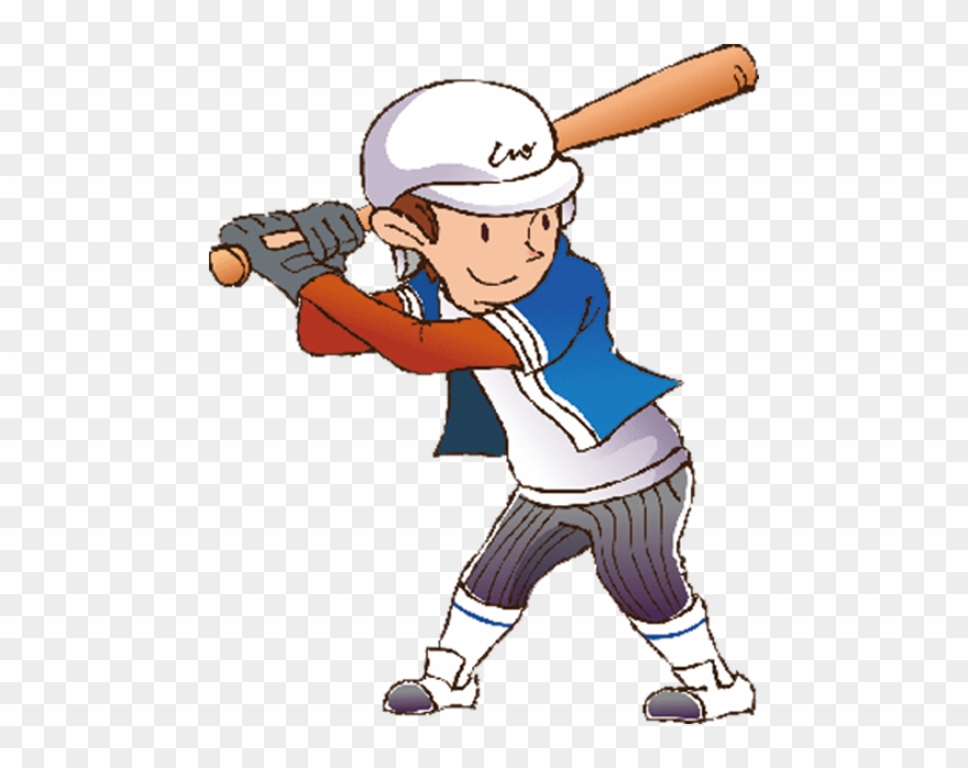 Cartoon Athlete Baseball - Cartoon Team Sports Png Clipart