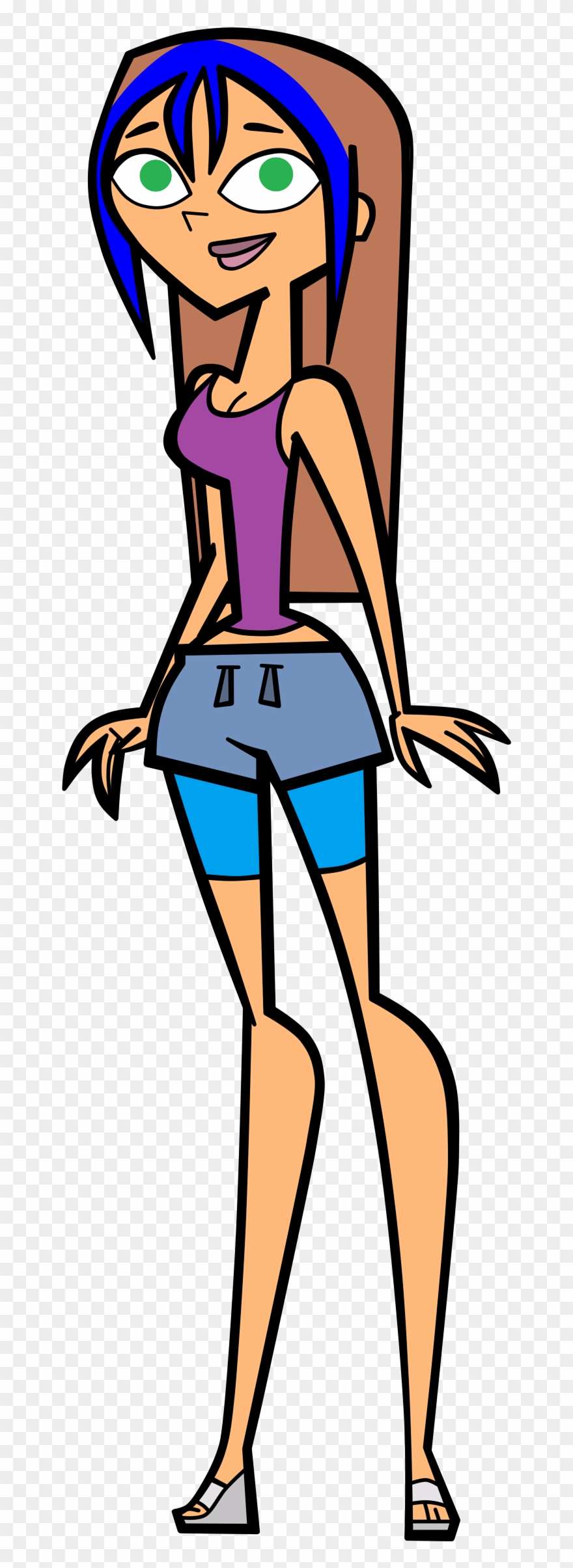 Mg Mallory Final Design - Total Drama Recolor Clipart
