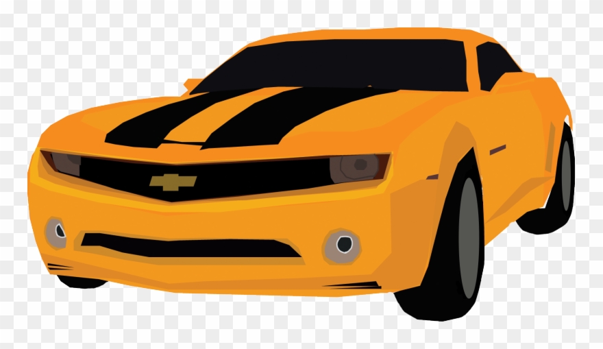 Clipart Free Stock Corvette Vector Camaro - Bumble Bee Car Vector - Png Download