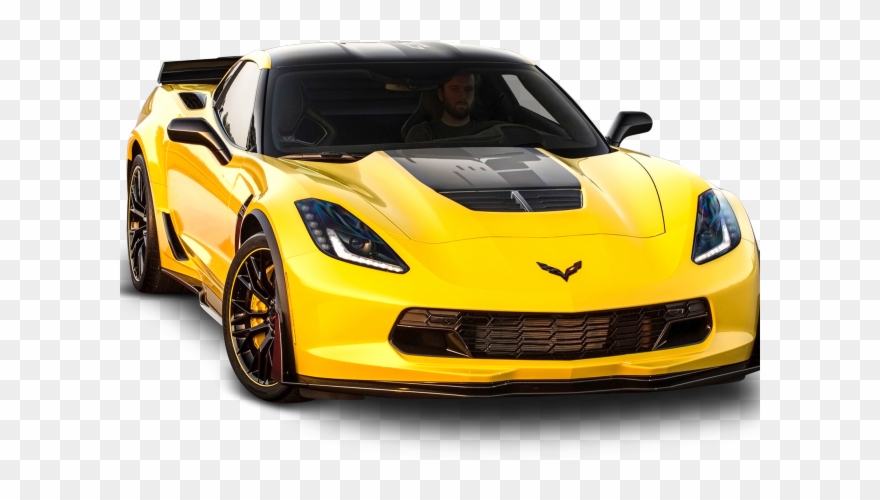 Corvette Clipart Yellow - Corvette Png Transparent Png