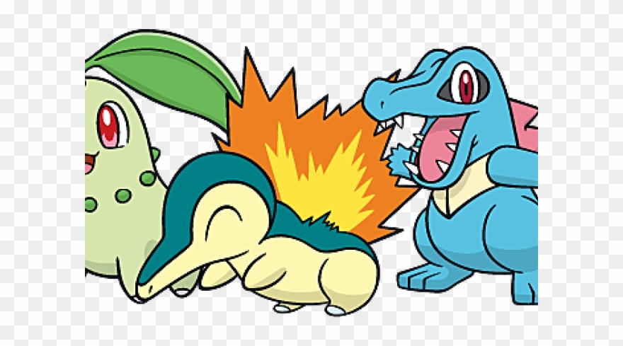 Pokemon Generation 2 Starter Clipart