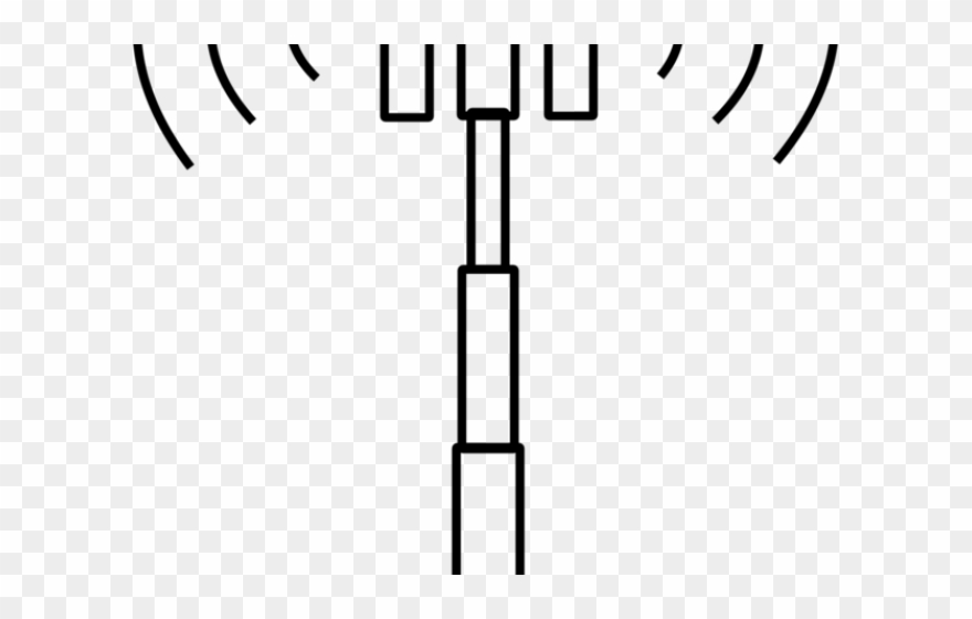 Antenna Clipart Mobile Tower - Cell Tower Icon Png Transparent Png
