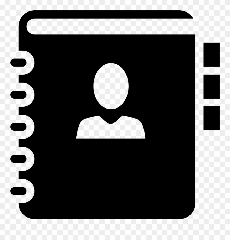 Banner Transparent Download Address Book Png Icon - Address Book Logo Svg Clipart