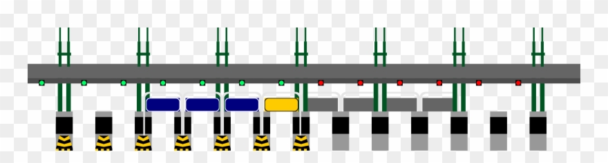 Clipart - Toll Plaza Icon Png Transparent Png