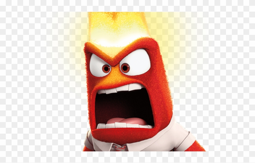 Anger Clipart Inside Out - Angry Cartoon Inside Out - Png Download