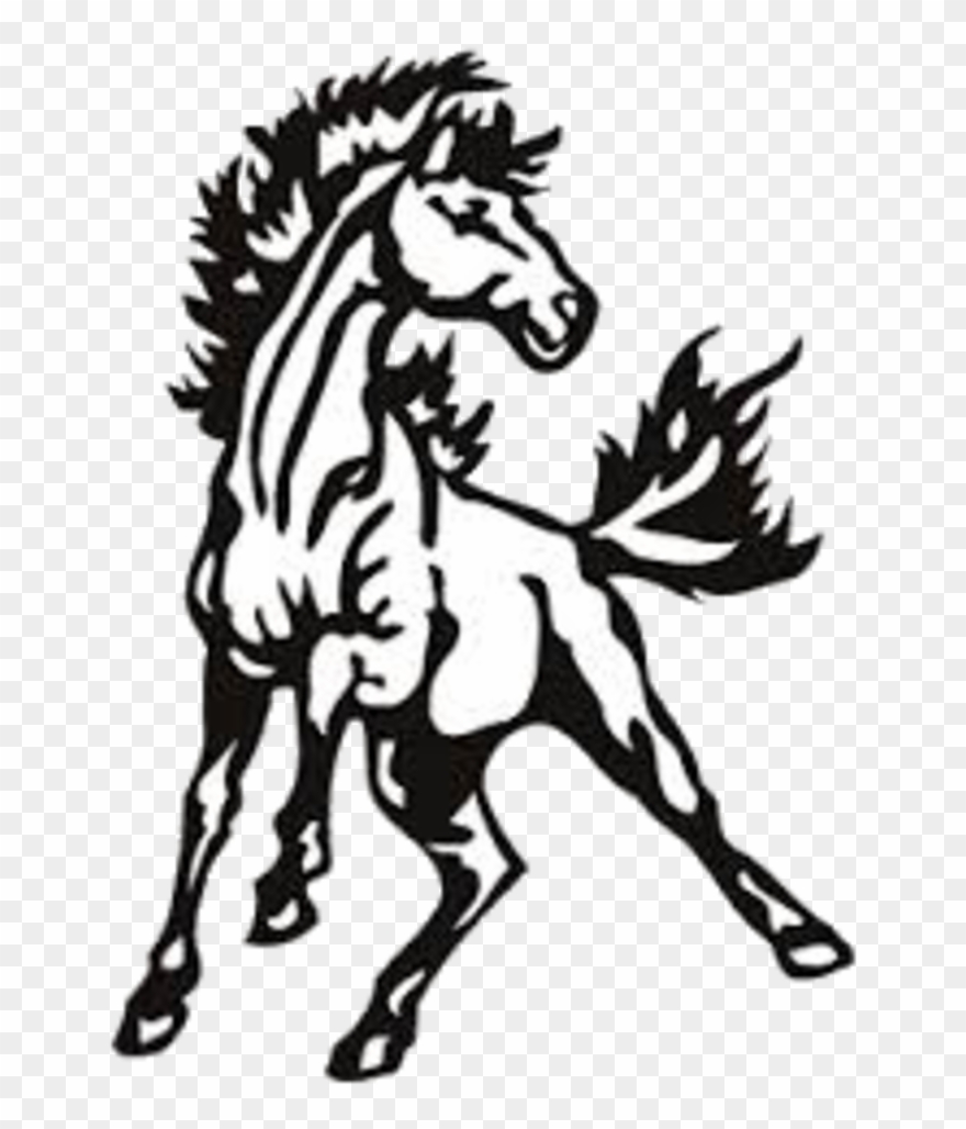 Mustang Clipart Pride - Davis County Mustangs Logo - Png Download
