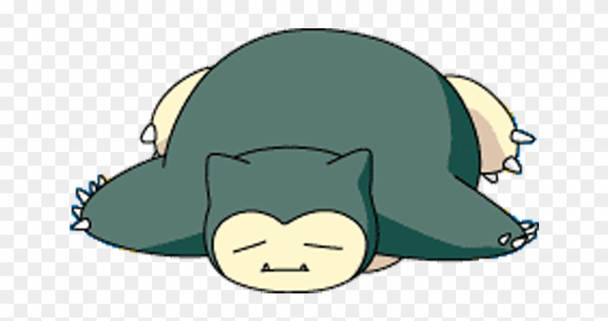 Snorlax Clipart - Snorlax Sleeping - Png Download