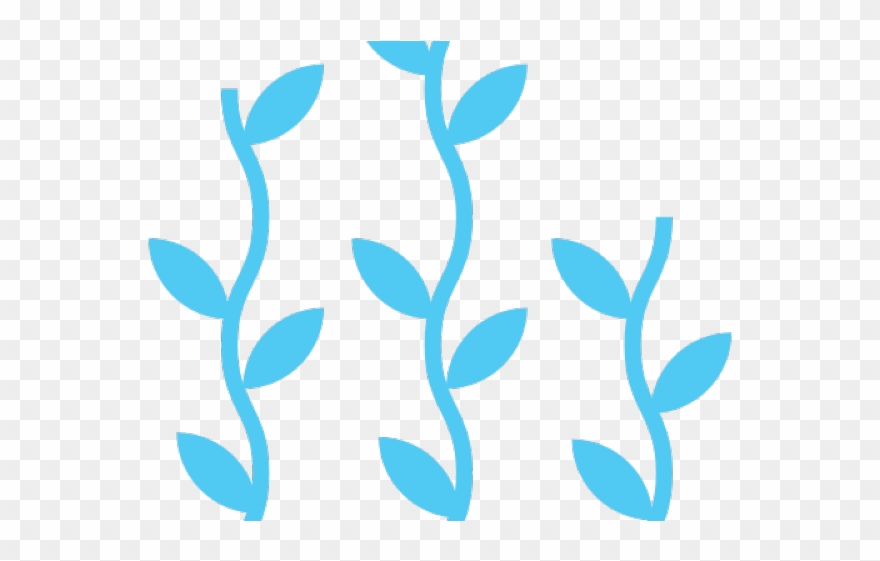 Seaweed Clipart Blue - Icon - Png Download