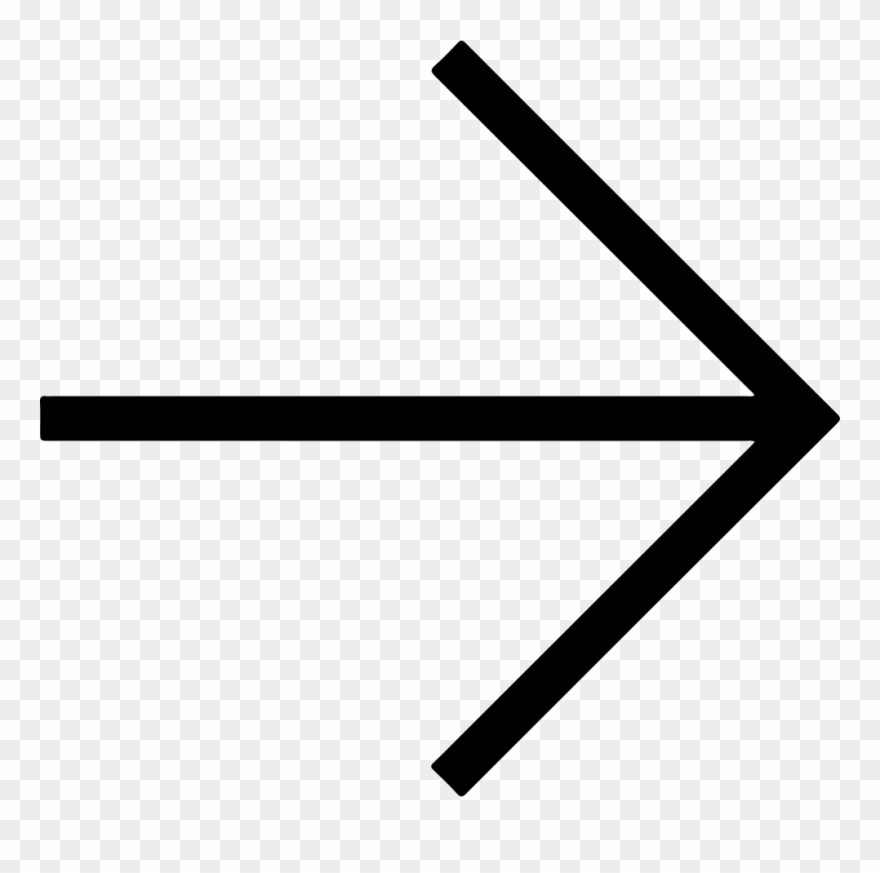 Arrow Svg Png Icon Free Download Onlinewebfonts - Arrow Right Thin Clipart