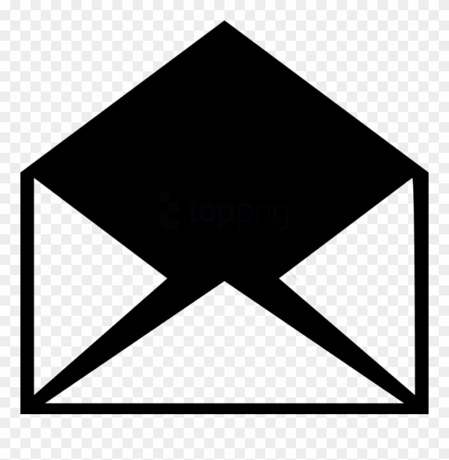 Message Clipart Envelope Open - Sobre Abierto Png Transparent Png