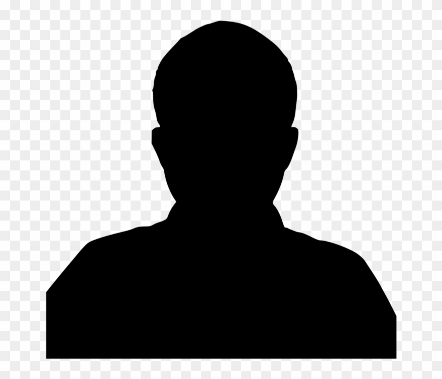 Silhouette Man Drawing Male - Person Icon Clipart