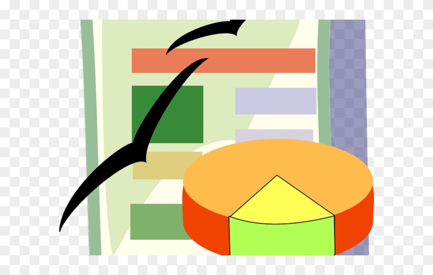 Graph Clipart Green - Spreadsheet Clipart - Png Download