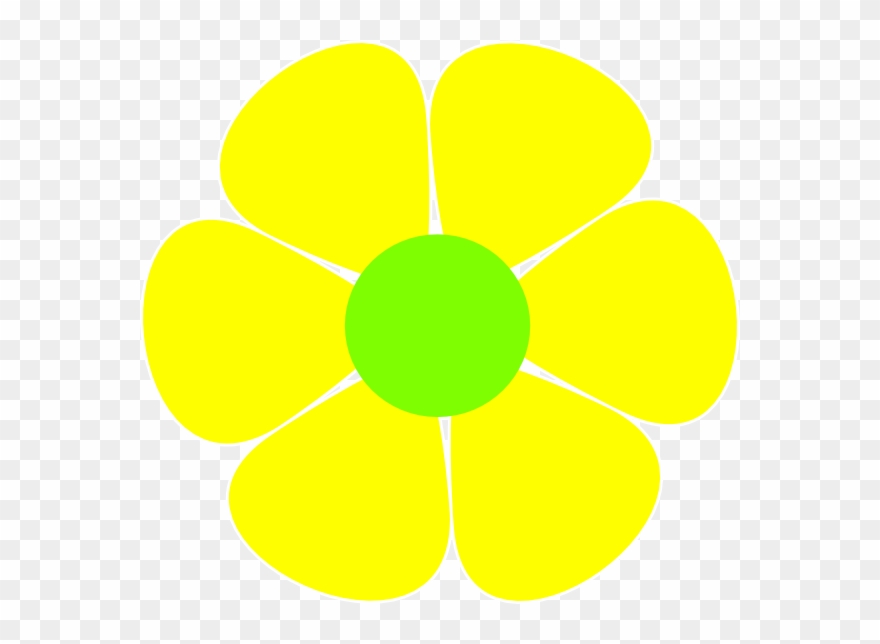 Hippie Clipart Daisy - Flor Amarela Png Transparent Png