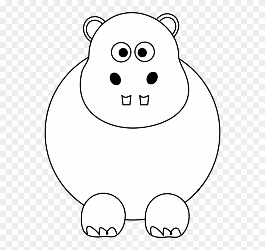 Hippopotamus Rhinoceros Animal Computer Icons - Clip Art - Png Download