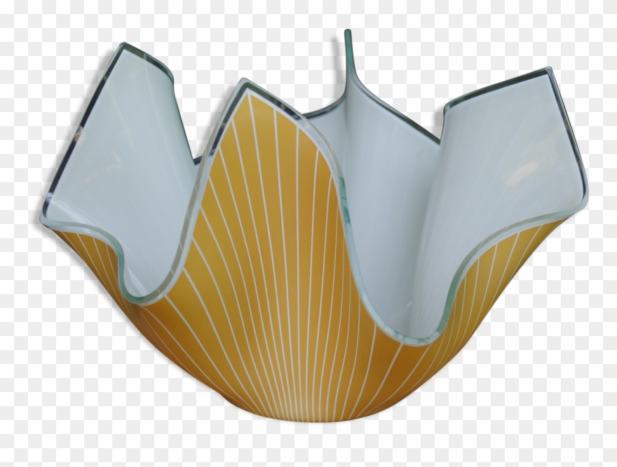 Chance Glass Vintage Handkerchief Vase - Handkerchief Clipart