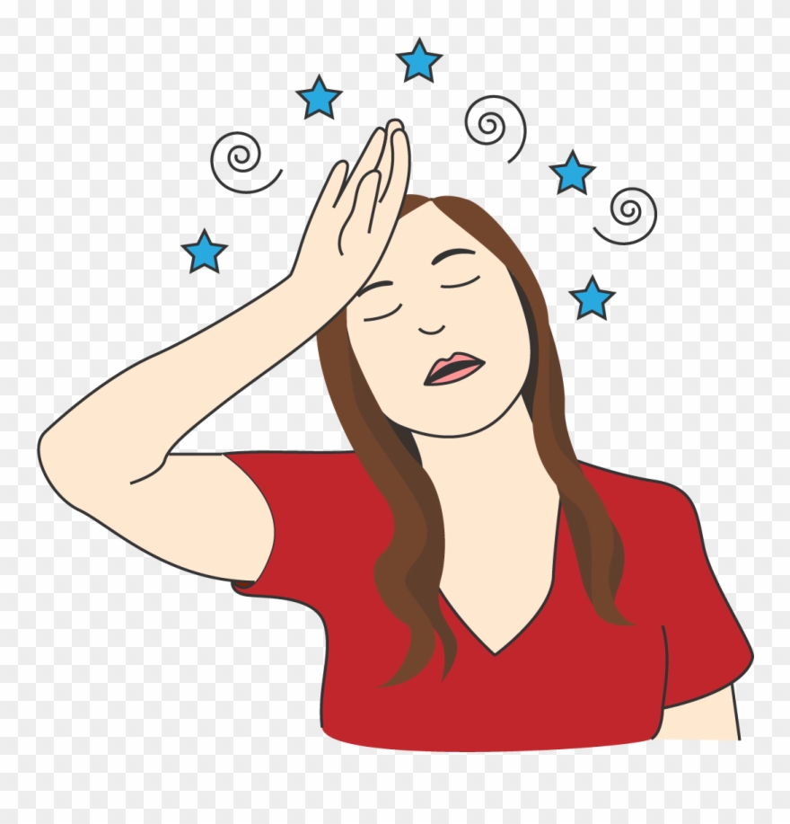 Dizziness Female Cartoon Clip Art Others Transprent - Cartoon Dizzy Png Transparent Png